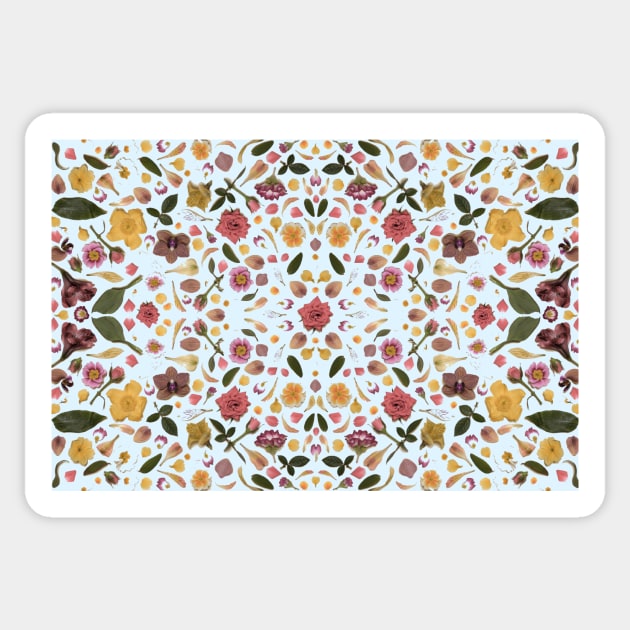 folklore floral pattern Sticker by JordanBoltonDesign